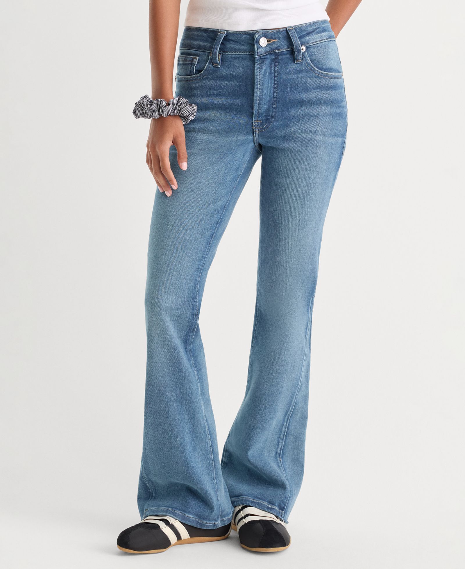 Good American Women's Soft Tech High-Rise Bootcut Jeans