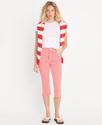 Женские брюки Good American Gingham Capris