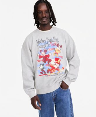 Disney | Macy's Adult Unisex Mickey Mouse Parade Balloons Through The Years Crewneck Sweatshirt, Macy's Exclusive