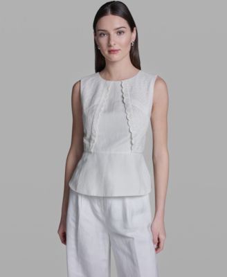 Женский топ BCBG Sleeveless Crewneck