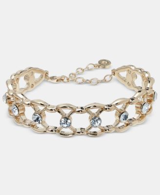 Браслет Anne Klein Crystal Openwork Cuff