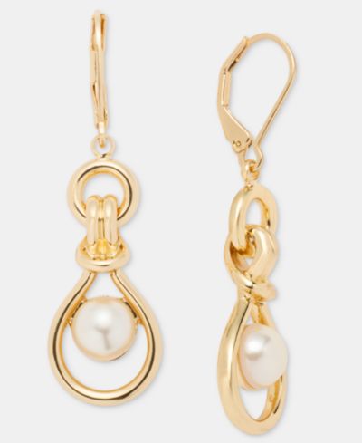 Anne Klein Серьги с имитацией жемчуга