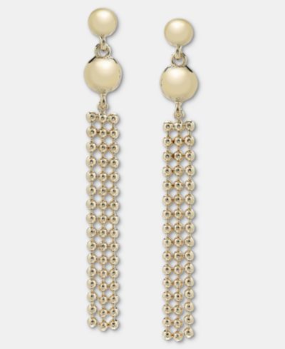 Серьги Anne Klein Beaded Linear Drop