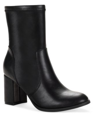 Style & Co Women's Ritaa Round Toe Dress Booties Macy's Exclusive