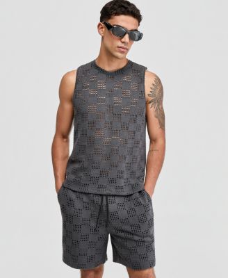Mode of One Men's Grid Mesh Tank, Macy's Exclusive