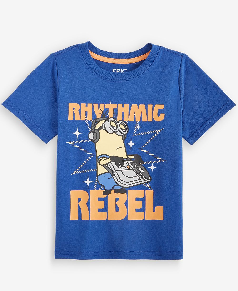 Детская футболка Epic Threads Toddler Boys' 12M-5T Rhythmic Rebel Minions