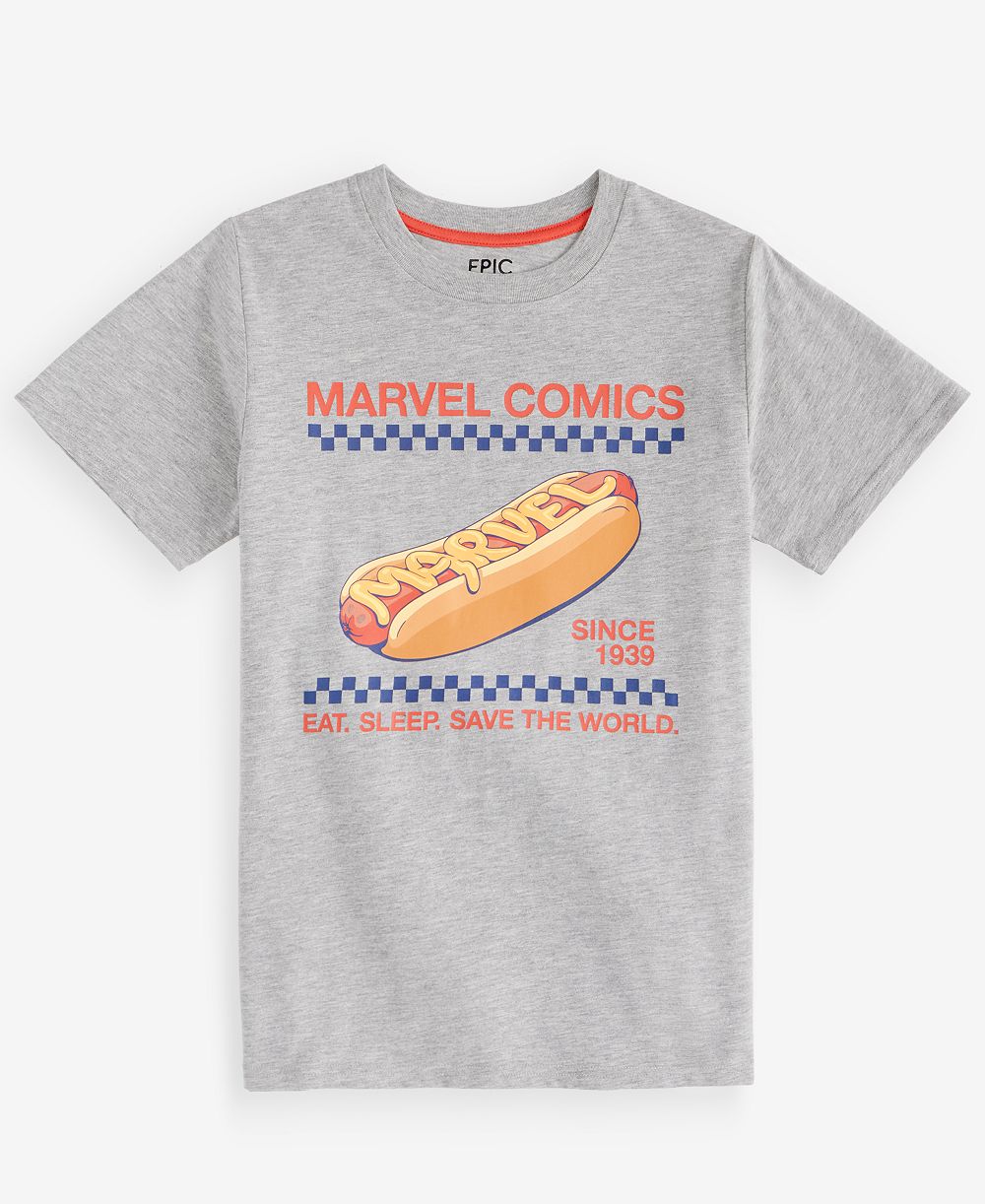 Epic Threads Boys' XS-XL Marvel Comics Hot Dog Short-Sleeve T-Shirt, Macy's Exclusive