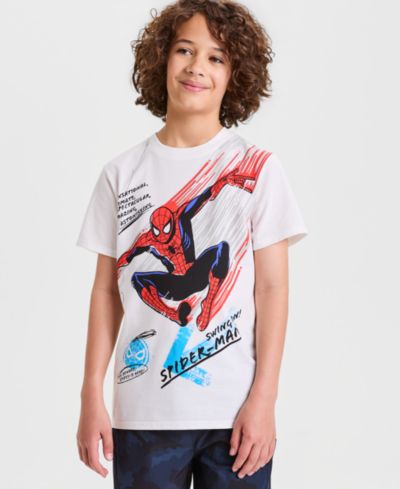 Epic Threads Big Boys Swing On Spider-Man Graphic T-Shirt, Macy's Exclusive