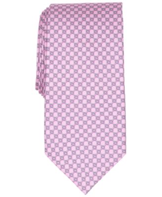 Club Room Men's Classic Design Neat Pattern Silk Tie, Macy's Exclusive