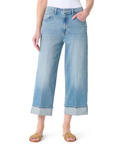 Gloria Vanderbilt Женский High-Rise Wide-Leg Cuffed Jeans
