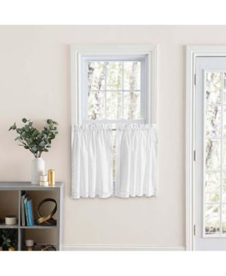 Ellis Curtain Шторы с декоративной бахромой, пара, 1.5" Rod Pocket