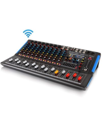 Pyle Bluetooth студийный микшерный пульт с 16 Bit DSP (PMXU128BT)