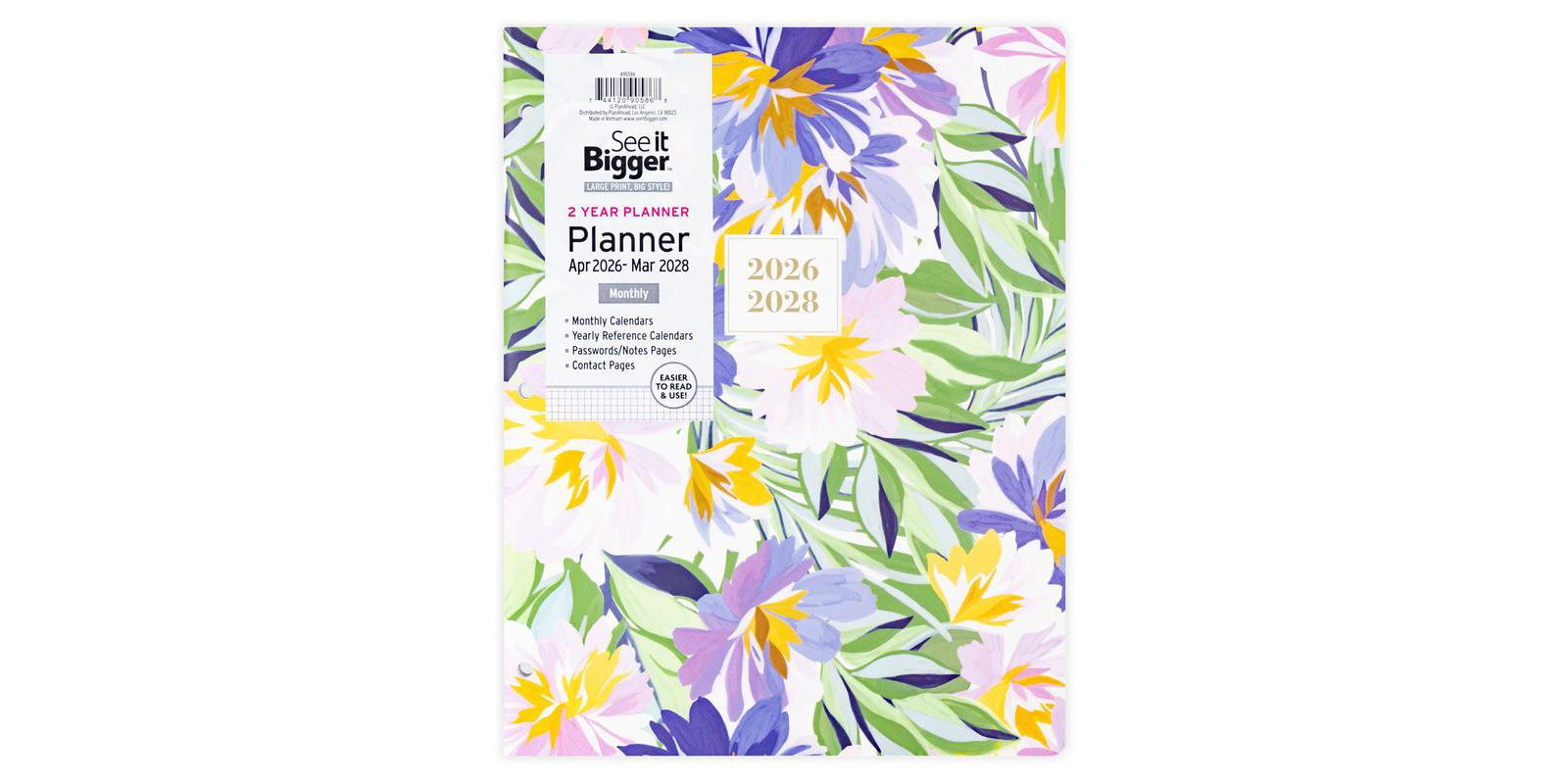 See It Bigger 2 Year Large Monthly Planner