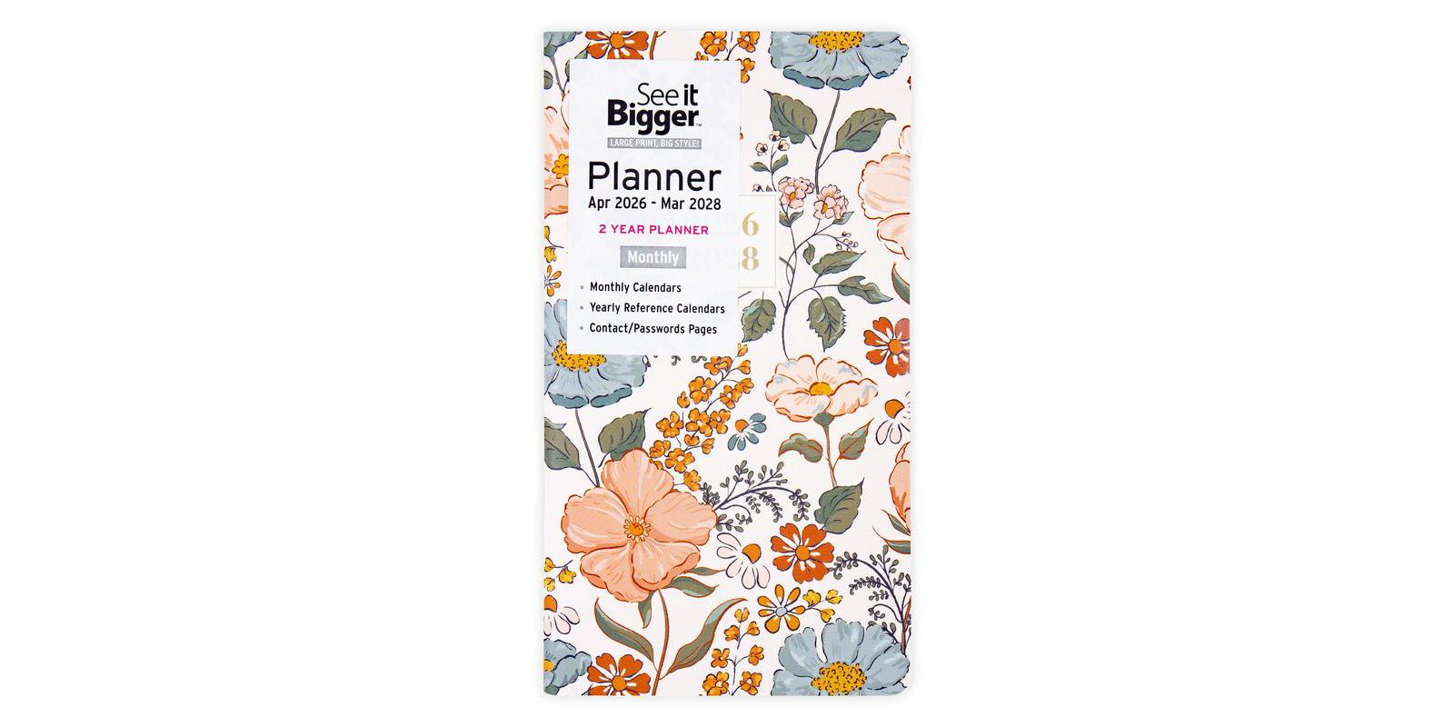 See It Bigger 2 Year Monthly Pocket Planner