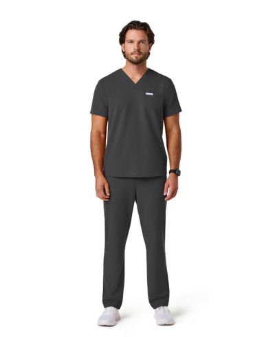 JAANUU Men's UltraLAST Essential Performance 5-Pocket Scrub Set