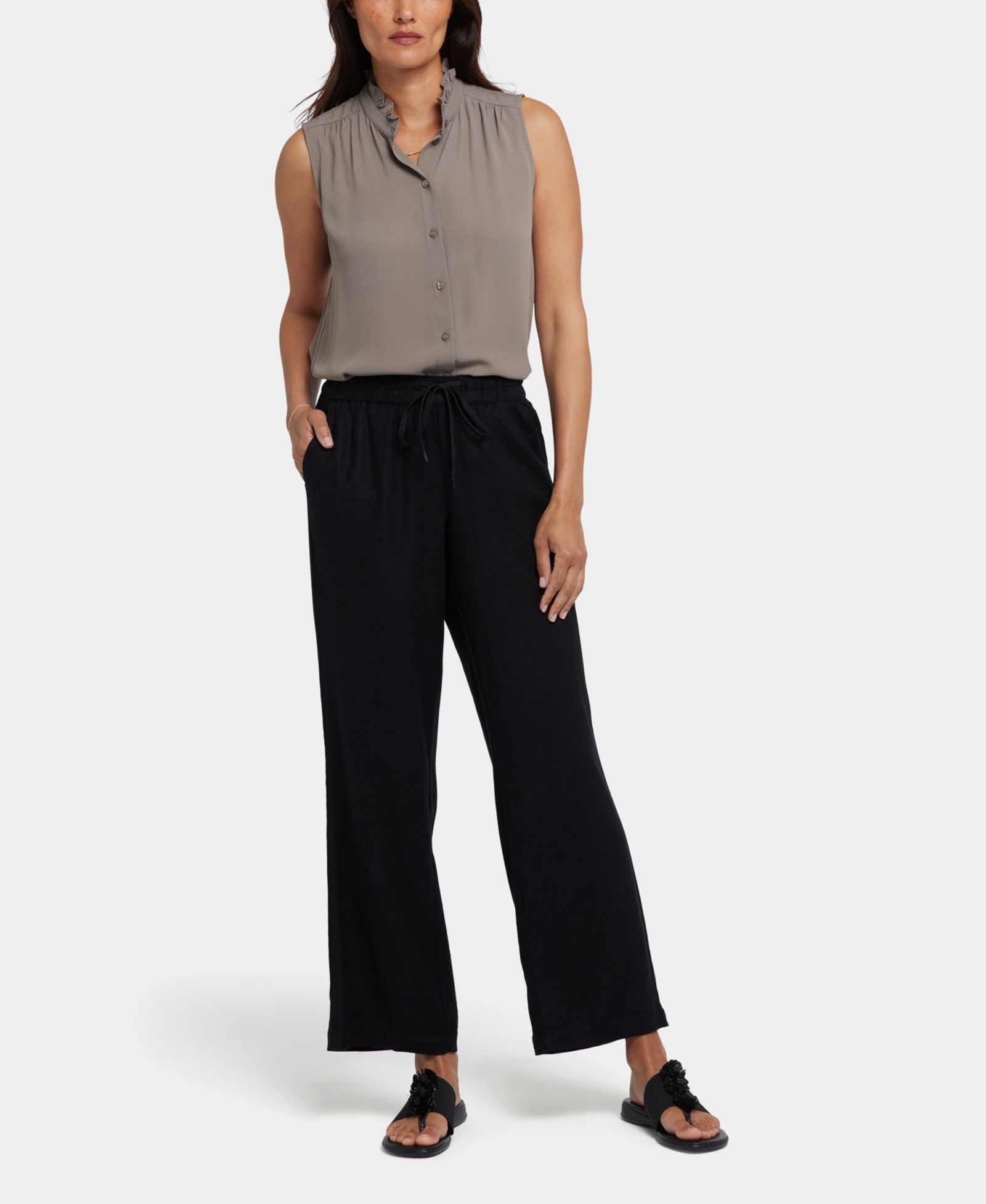 NYDJ Petite Брюки Relaxed Drawstring Pull-On