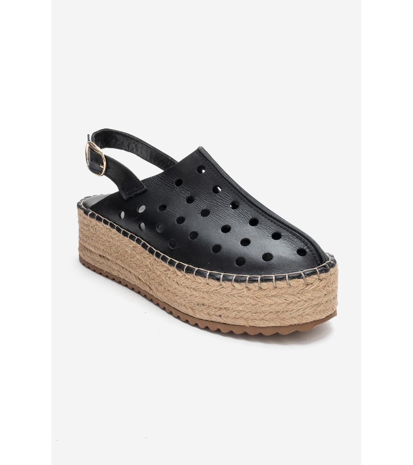 Женские кожаные сандалии-платформы Forever & Always Shoes Fraga Wedge