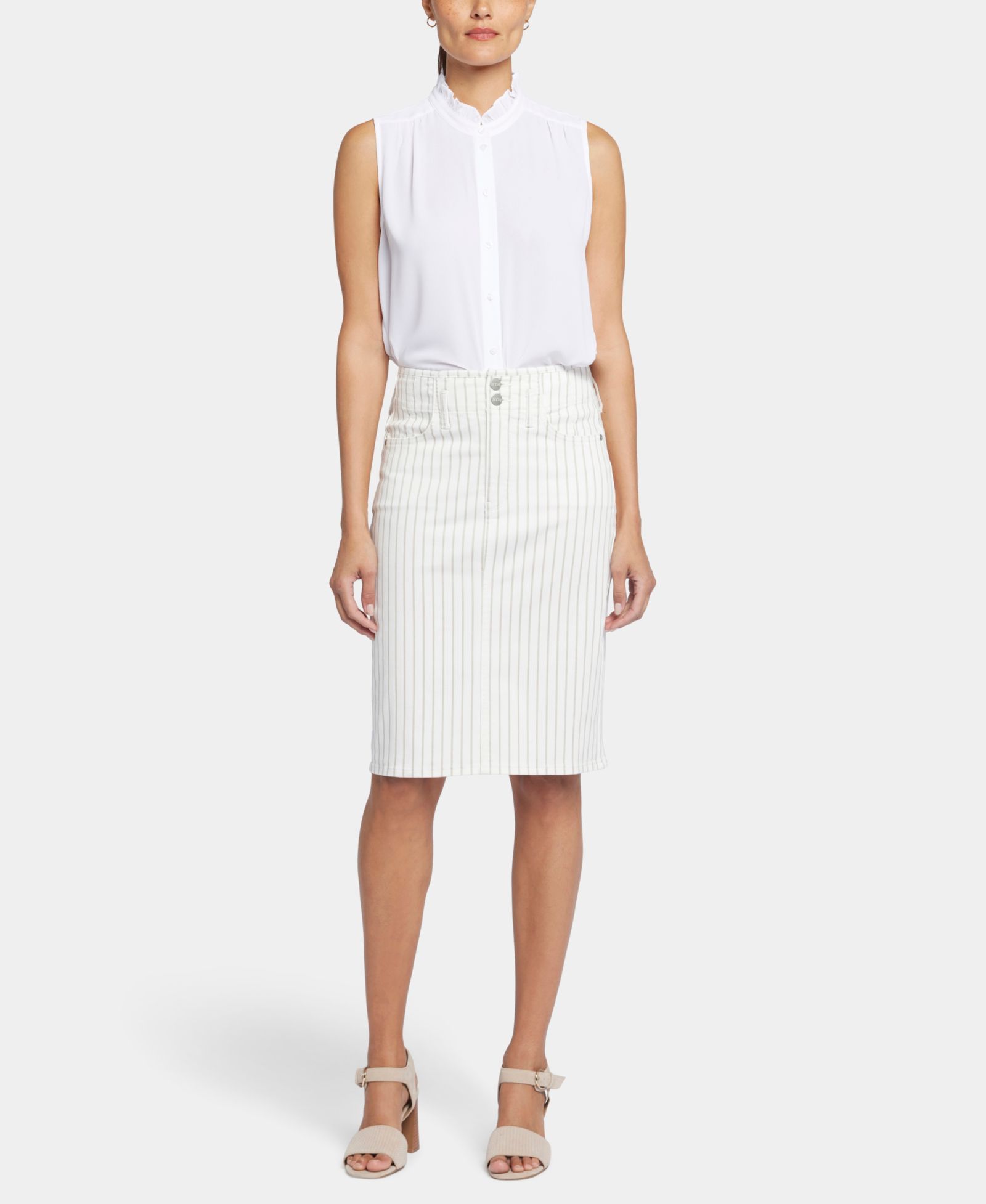 Женская юбка Petite NYDJ High-Waist Button Closure