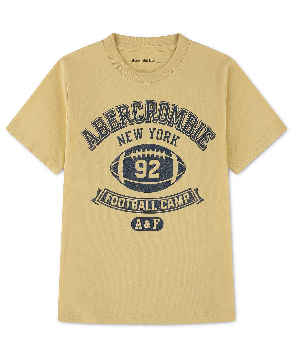 abercrombie kids Boys' 5-18 Football Camp Short-Sleeve T-Shirt