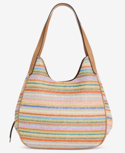 Style & Co Classic Straw 4-Poster Tote, Exclusively at Macy's