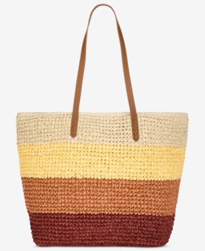Сумка-тоут Style & Co Ombré Striped из соломы