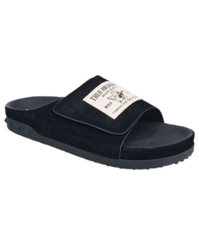 Мужские сандалии True Religion Cudi Velcro Strap SRS Logo Patch