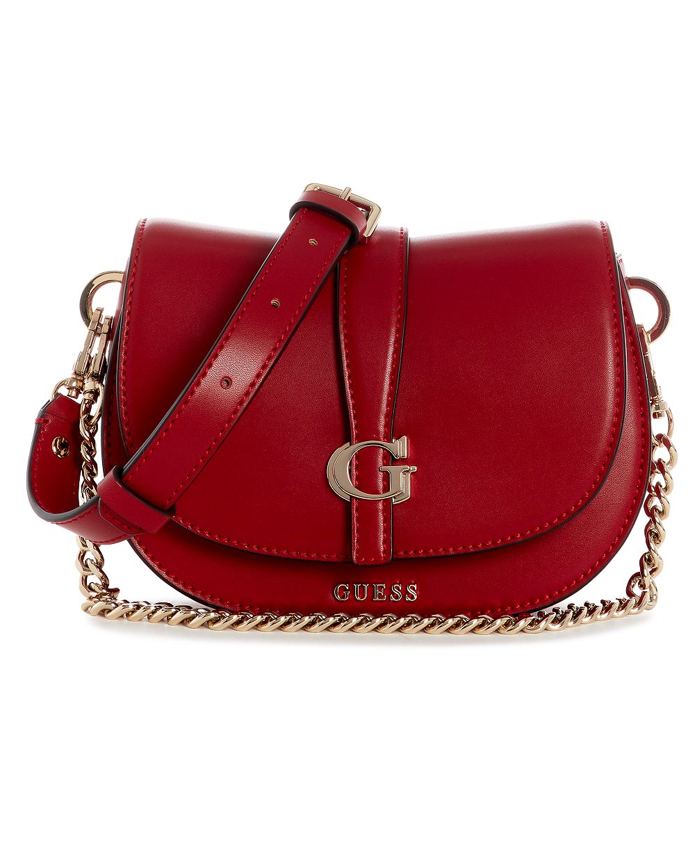 GUESS Carrie Mini Flap Crossbody Handbag