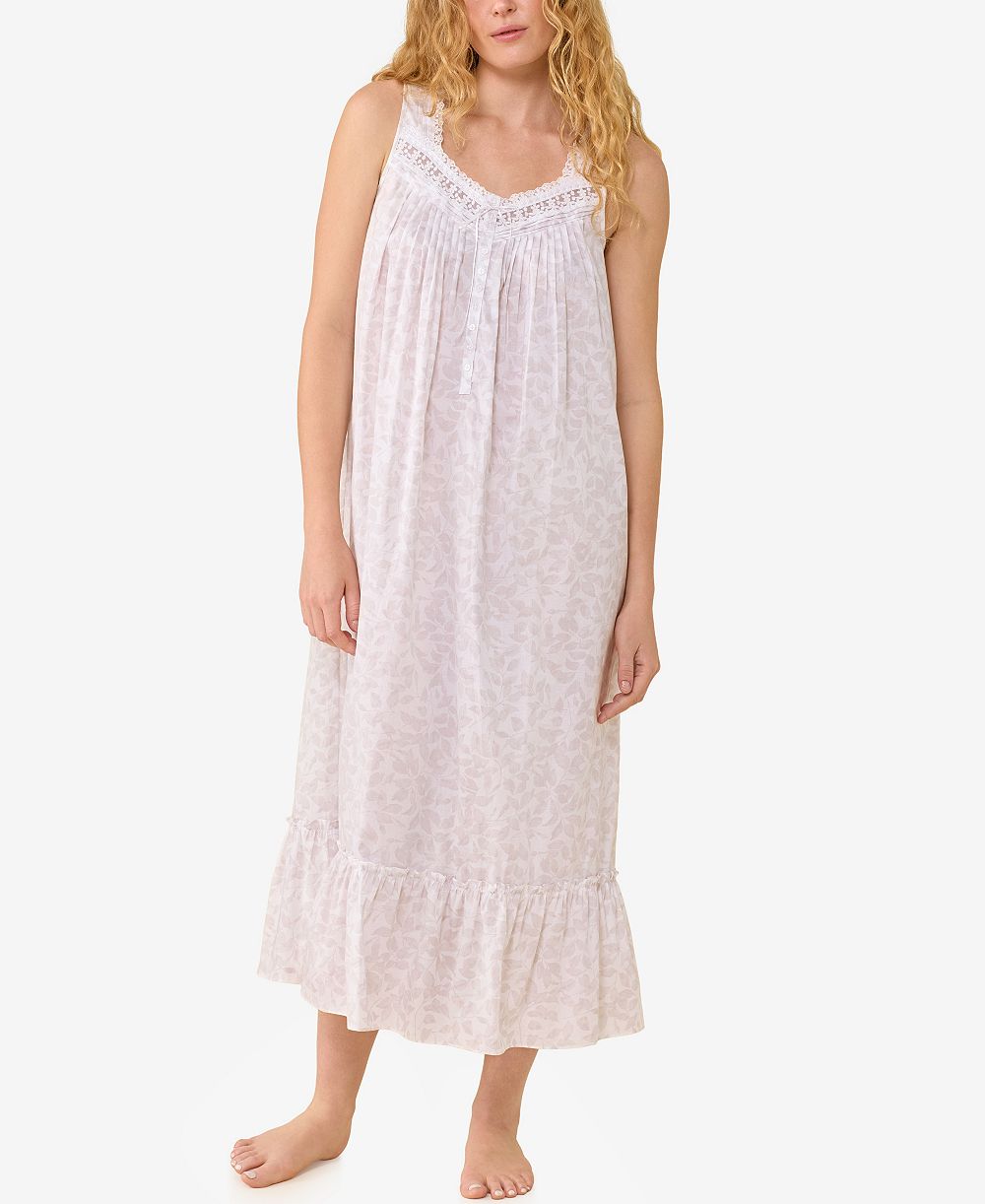 Женская хлопковая ночная рубашка Eileen West Woven Lawn Ballet