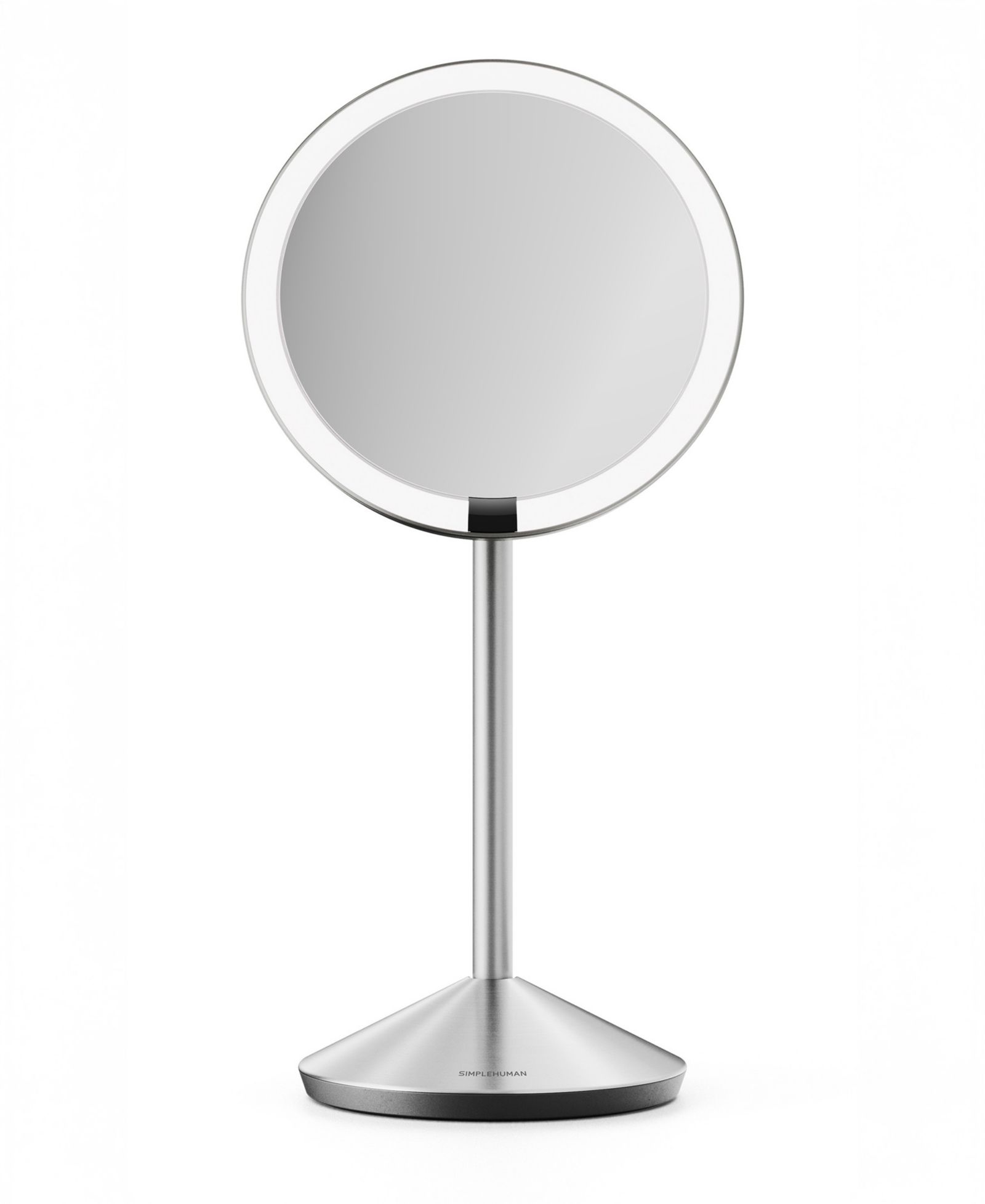 simplehuman зеркало для макияжа с сенсорной подсветкой и зарядкой