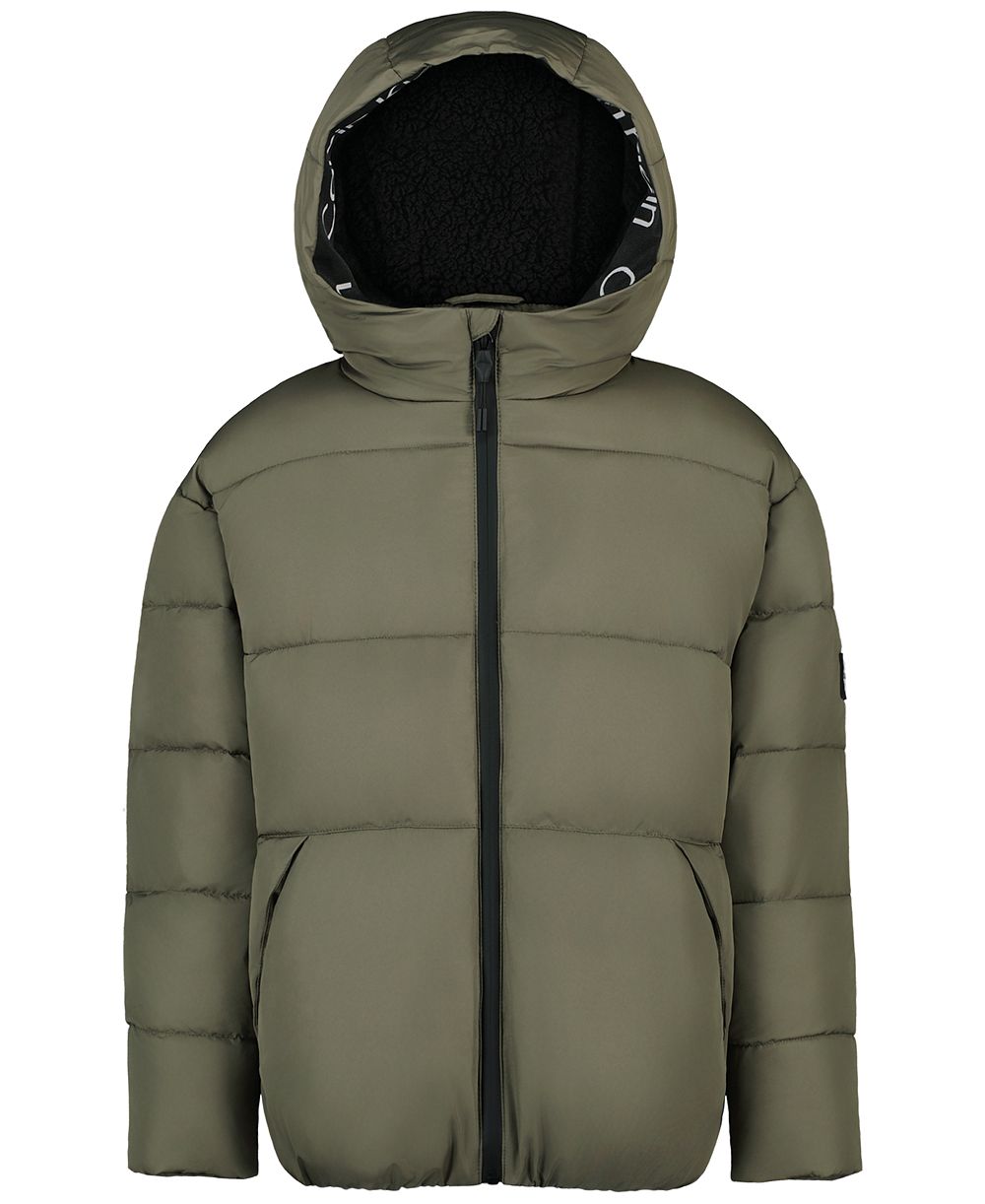 Calvin Klein Boys' 4-7 Relaxed-Fit Long-Sleeve Puffer Jacket