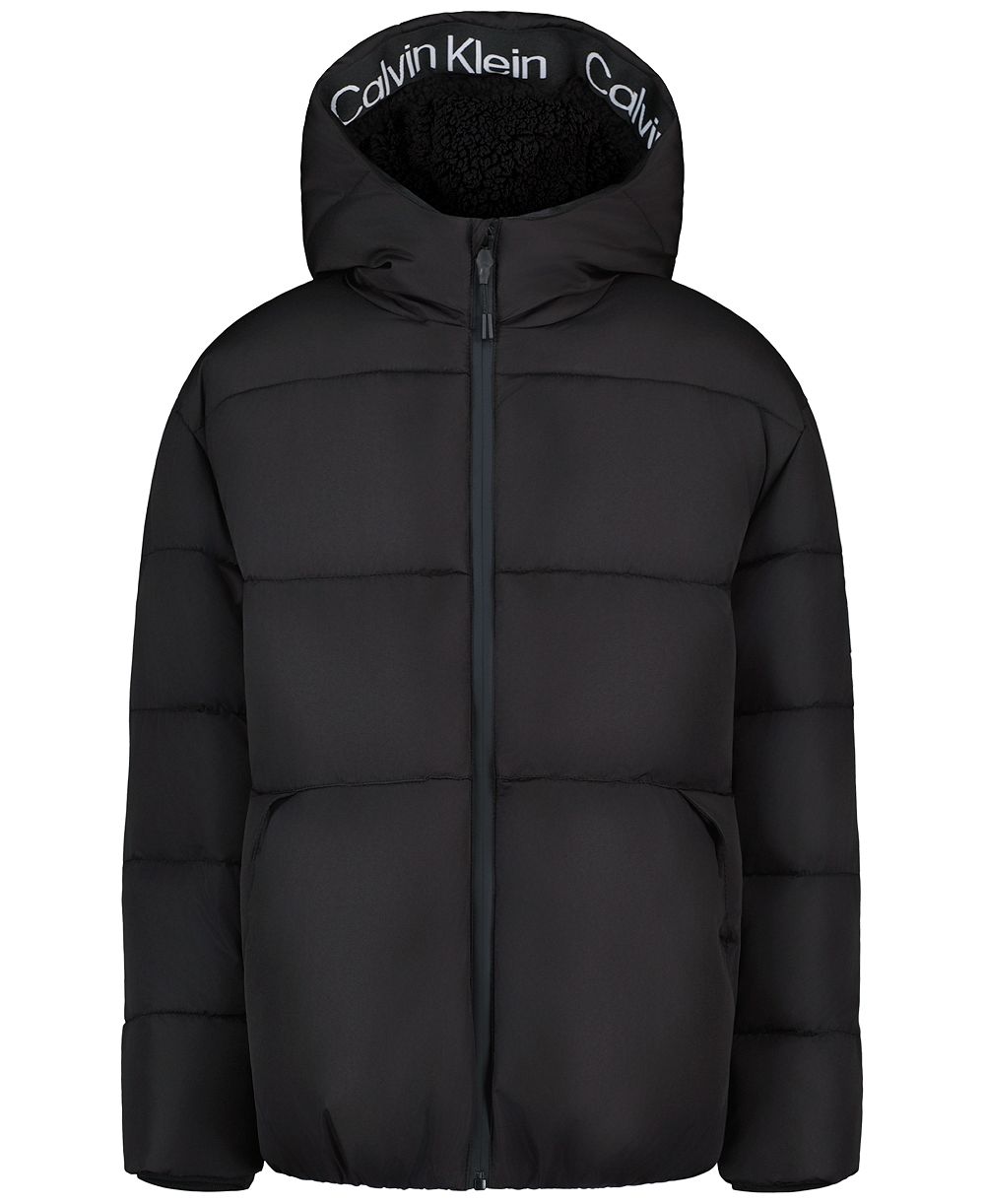 Calvin Klein Boys' 8-20 Relaxed-Fit Long-Sleeve Puffer Jacket