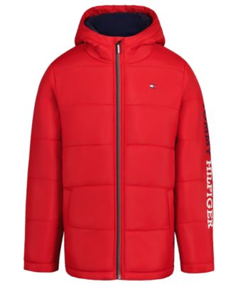 Tommy Hilfiger Детская куртка-пуховик с логотипом 8-20