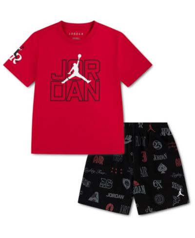 Детский комплект Jordan Boys' 4-7 Rookie Season T-Shirt and Shorts