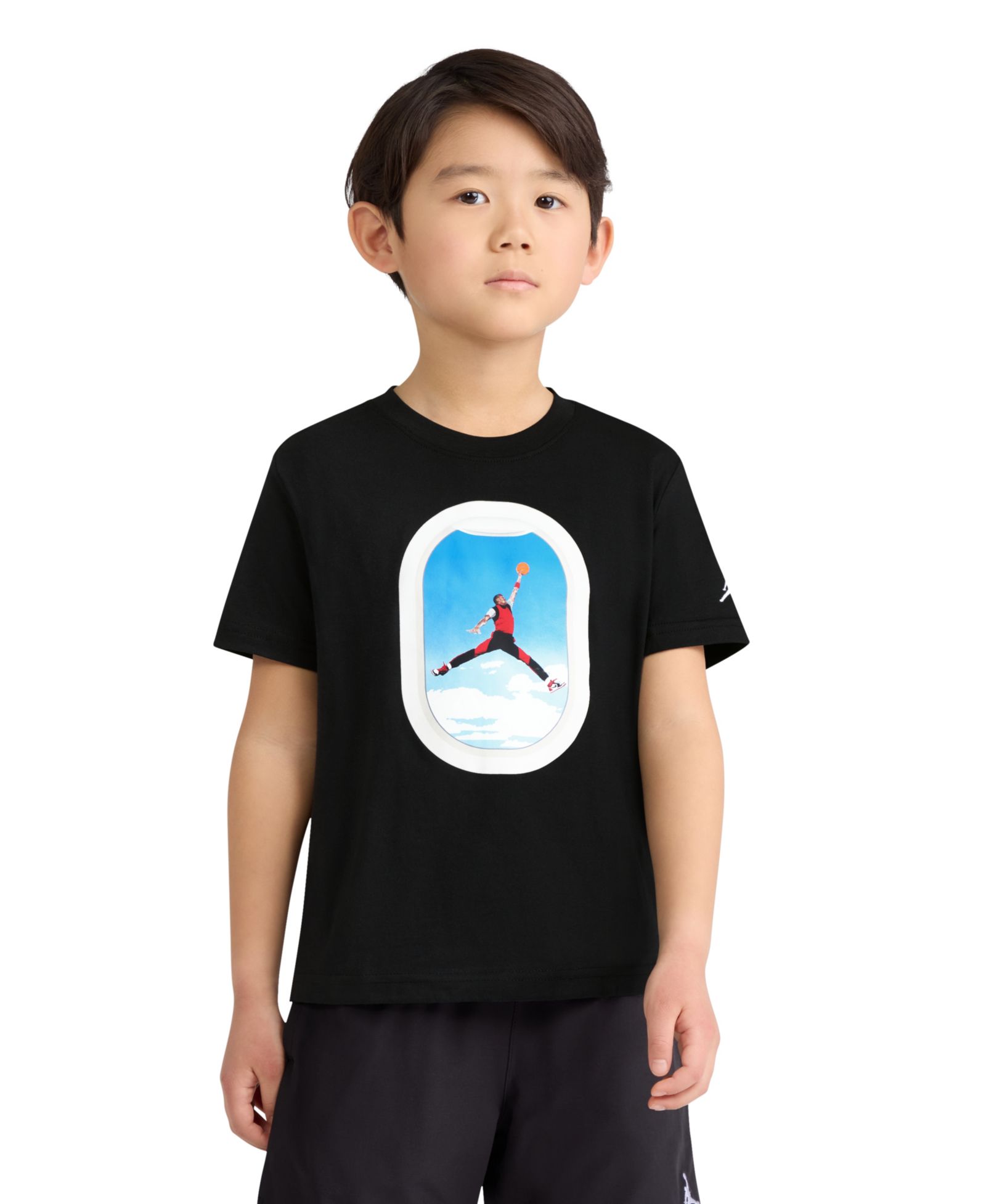 Jordan Boys' 4-7 Plane Window Short-Sleeve T-Shirt