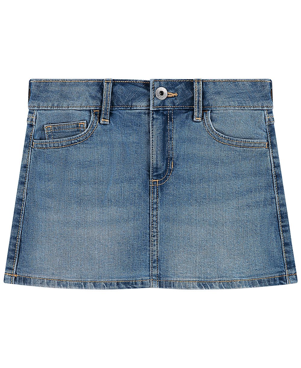 abercrombie kids Детский джинсовый мини-скирт для девочек, 5-16