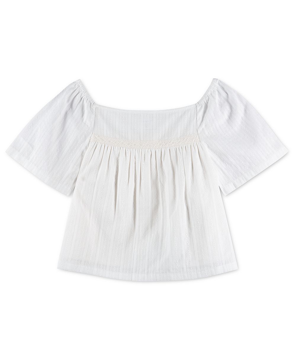 abercrombie kids Детский топ в стиле бохо с коротким рукавом 7-16