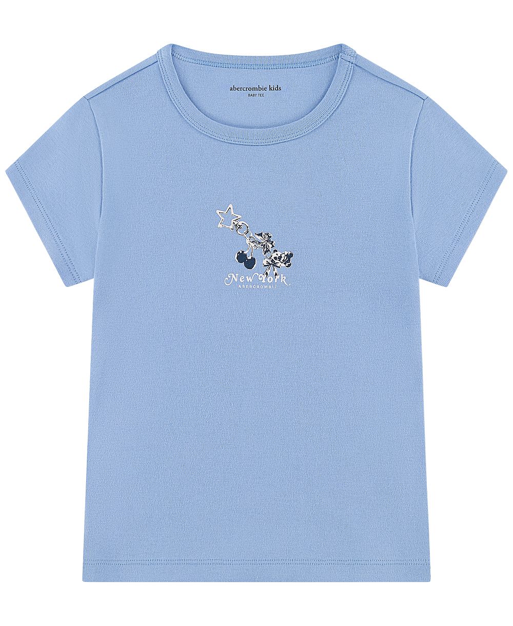 Детская хлопковая футболка abercrombie kids для мальчиков с кружевной отделкой и коротким рукавом, размеры 5-16