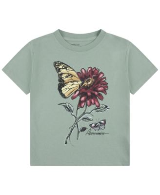 abercrombie kids Girls' 5-16 Flower Classic Short-Sleeve T-Shirt