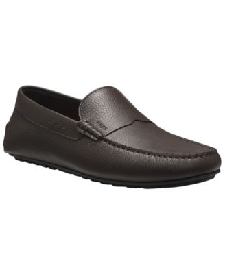 Мужские кожаные лоферы BOSS by Hugo Boss