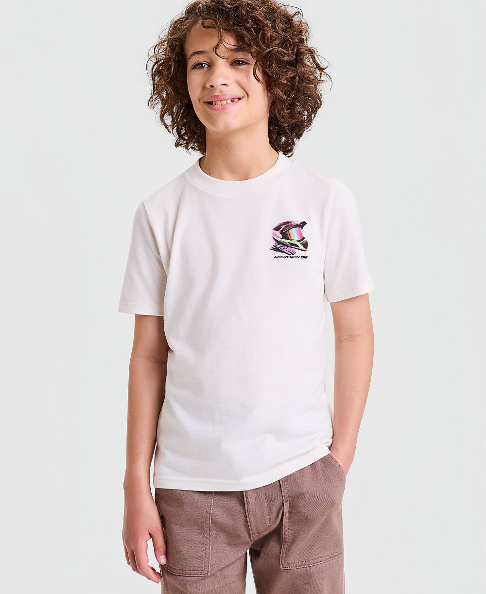 abercrombie kids Boys 5-18 Racing Helmet Tee