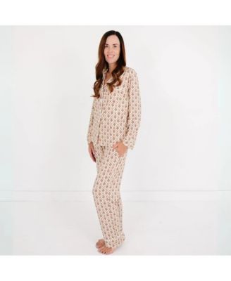 Motette Women's Holly Trellis Bamboo Pajama Set