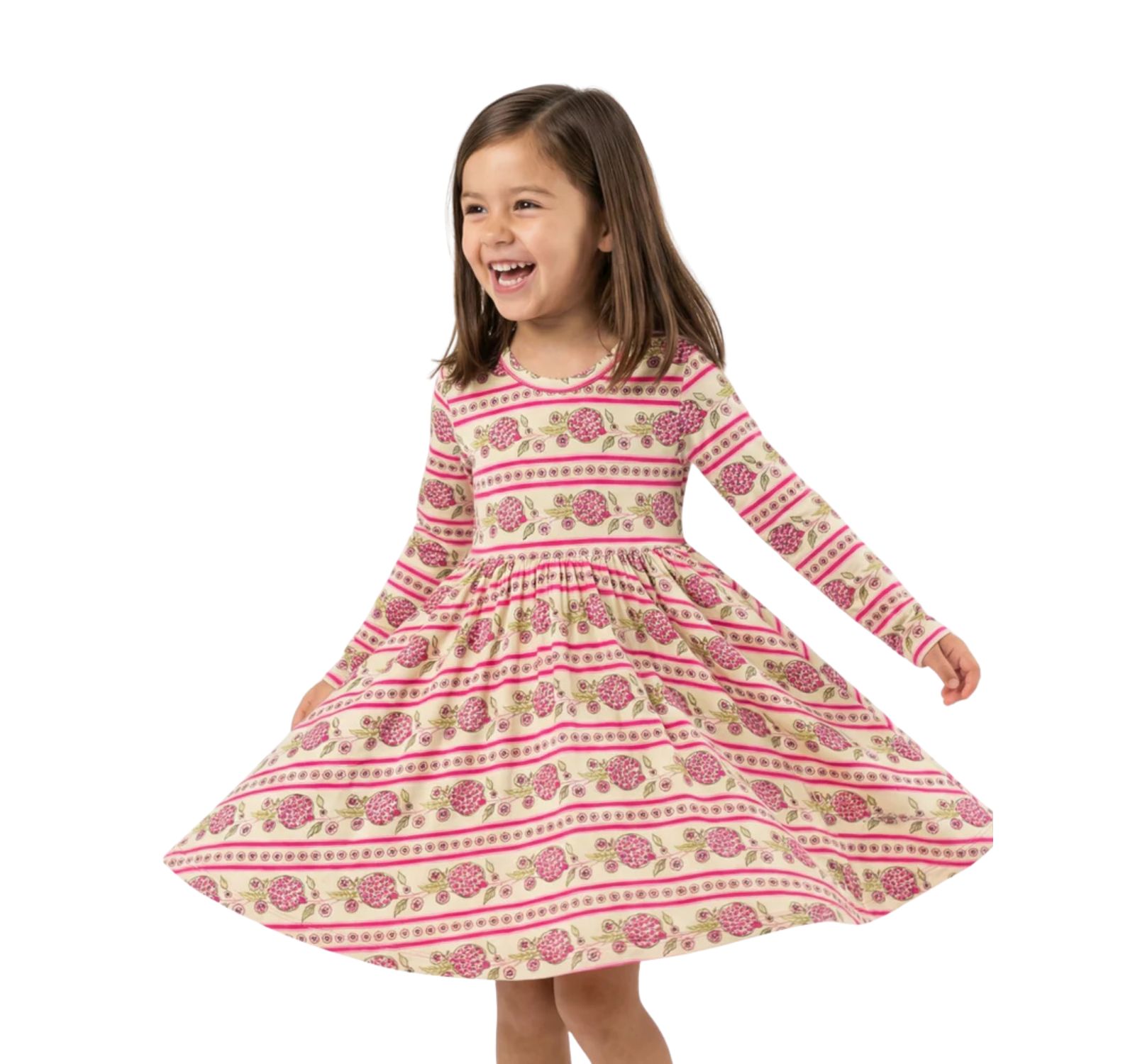 Детское бамбуковое платье Motette Toddler Girls Pomegranate Soiree Twirl