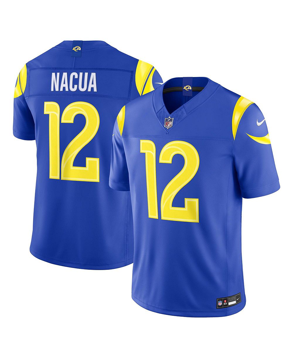 Мужская лимитированная джерси Nike Puka Nacua Royal Los Angeles Rams Vapor F.U.S.E. Stitched