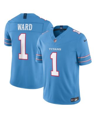 Мужская джерси Nike Cameron Ward Light Blue Tennessee Titans Vapor F.U.S.E. Stitched Limited