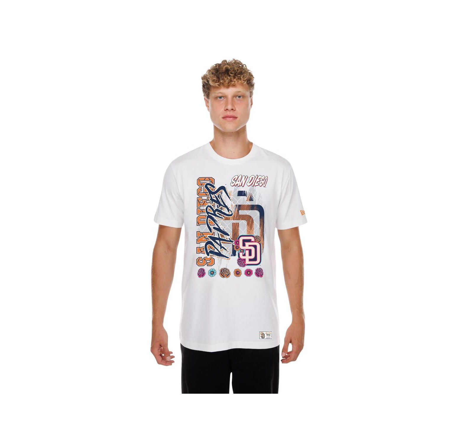 Футболка New Era Men's White San Diego Padres 2026 City Connect