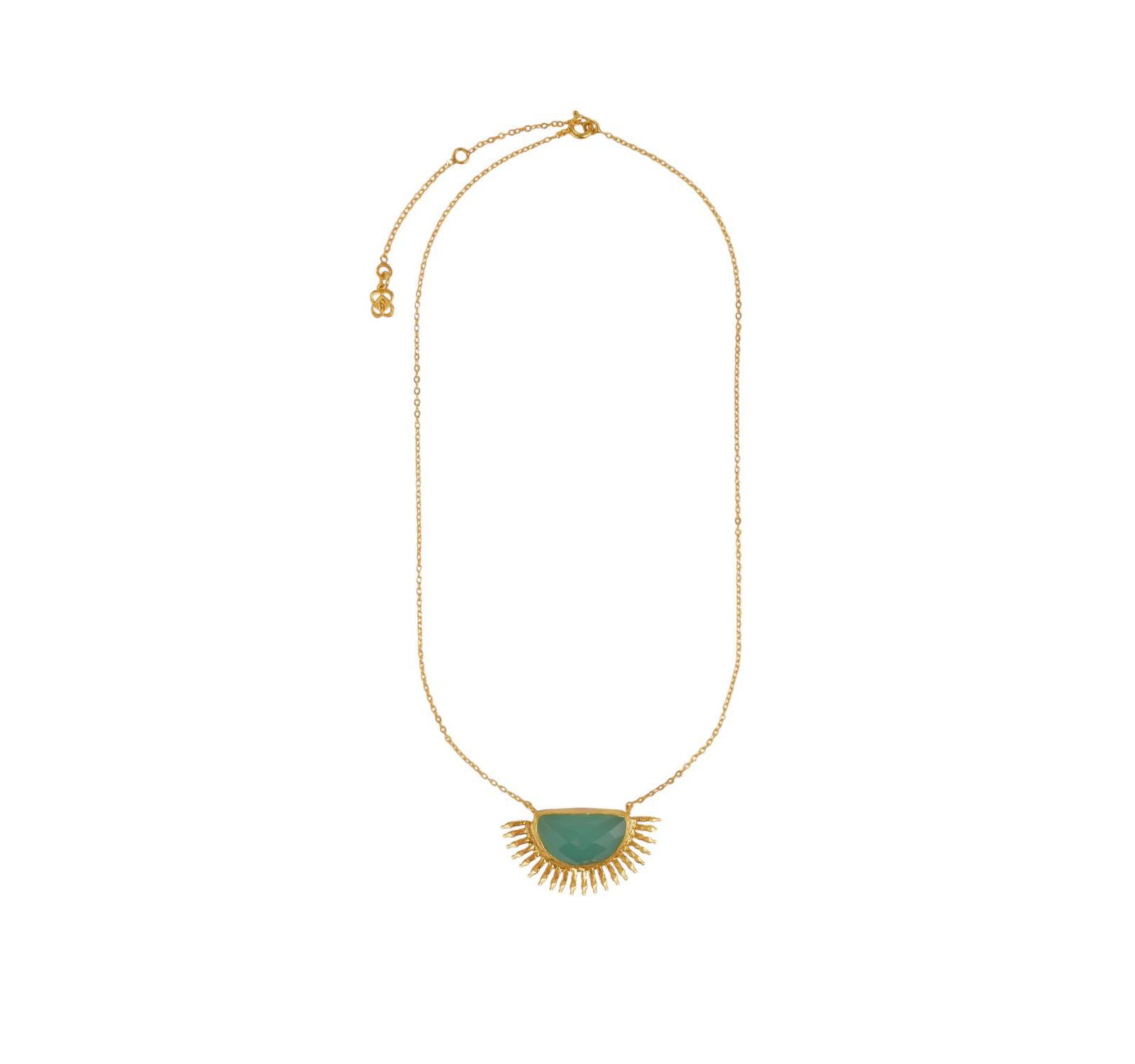 Подвеска Ottoman Hands Sunrise Aqua Chalcedony