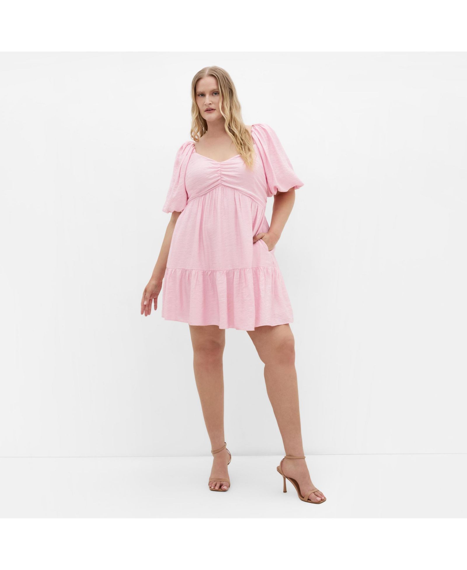 Женское мини-платье CITY CHIC Plus Size Mindy Babydoll