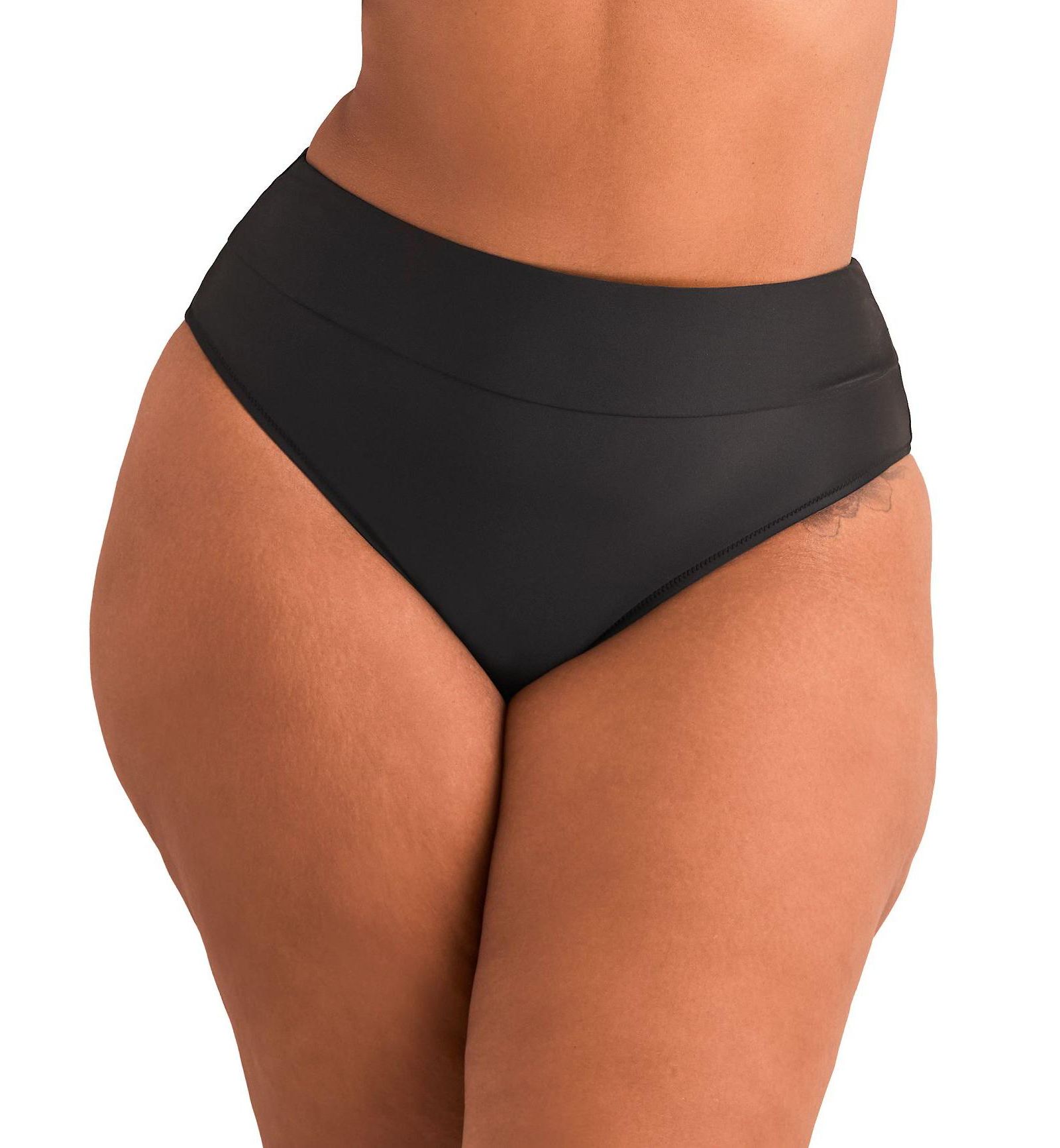 Adore Me Plus Size Perry Swimwear High Waisted Bottom