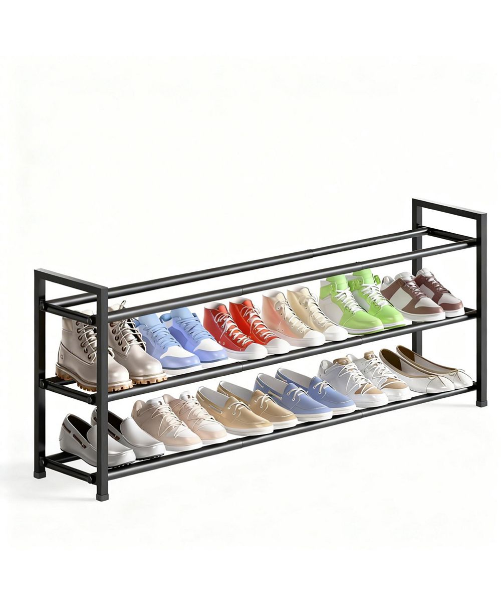 YIGII Metal Expandable Shoe Rack Adjustable