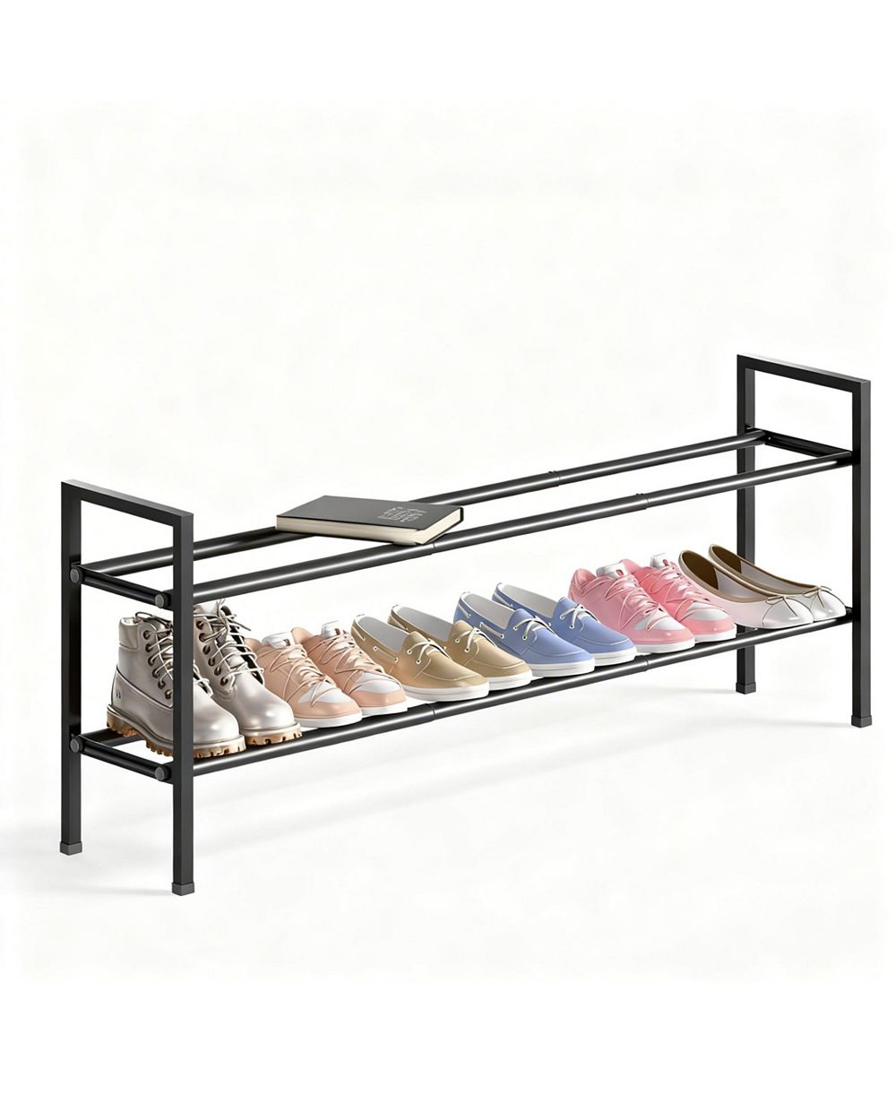 YIGII Metal Expandable Shoe Rack Adjustable